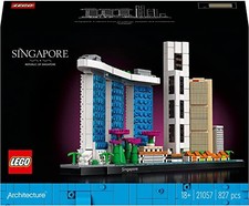 LEGO Architecture Singapore 21057 Toy Block Present Architecture Travel Design I