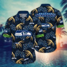 Seattle Seahawks Hawaiian Shirt Fresh Beach Tropical Aloha Shirt2