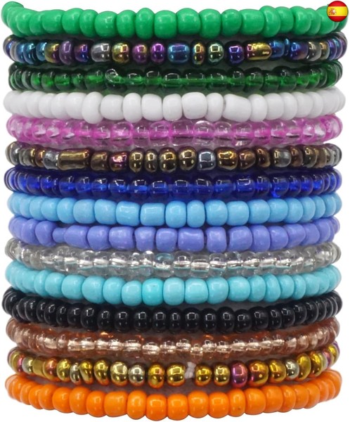Toylor - Juego de 15 pulseras de la amistad, pulseras inspiradas en música,