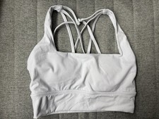BuffBunny Pale Blue Strappy Sports Bra Size M