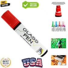 Glass Pen Window Marker: Liquid Chalk Pens for Glass, Whiteboard Markers with...