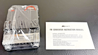 #ad #ad SEALED UNUSED KMART KMC COMPACT FM CONVERTER RADIO 80 3024W $95.00