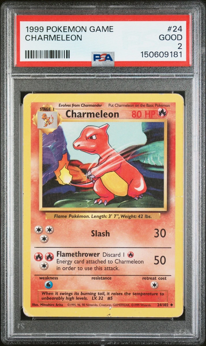 Charmeleon Pokémon TCG Professional Sports Authenticator (PSA