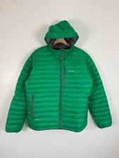 Rab Jacke Gr. XL Herren grün Microlight Alpine Puffer Daunenmantel mit Kapuze Outdoor