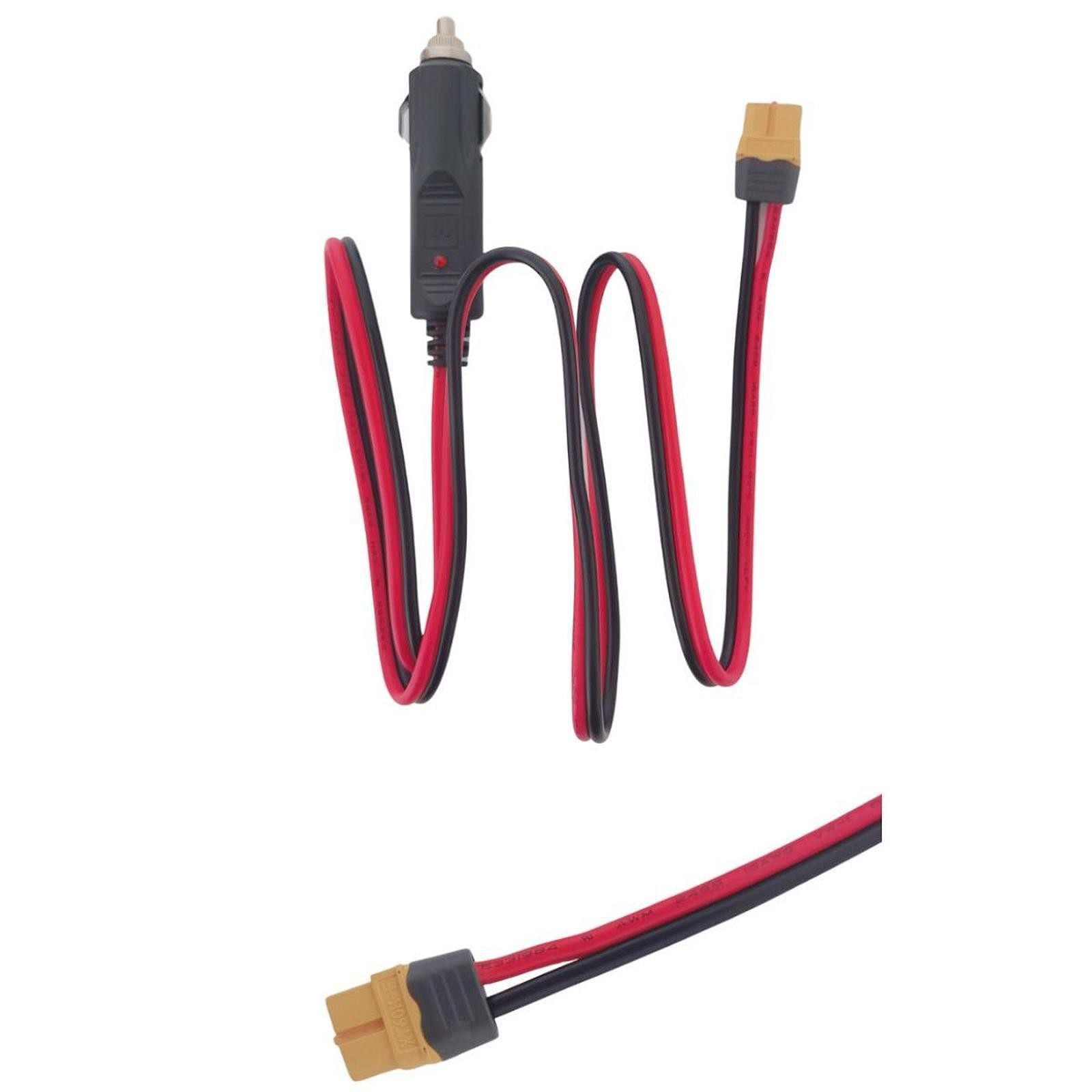 16AWG XT60 Female to Car Cigarette Lighter Plug Cable for Car Professionals