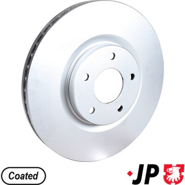 2X Bremsscheibe JP JP Group 4063101500 FüR Qashqai Nissan Renault Koleos 1 Dci-image