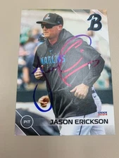 2024 Choice Beloit Sky Carp Team Set Card #33 Jason Erickson Signed Auto