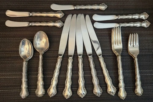 TARA Reed & Barton Sterling Flatware Service for 5 Special Estate 6-Pc Settings