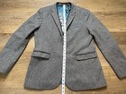 Ted Baker London Gray Wool Herringbone Blazer Suit Jacket Mens 5 42 R — photo 7