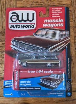 1/64 diecast Auto World 1964 Ford Country Squire Release 1 Version B