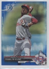2017 Bowman Draft Chrome Blue Refractor 54/150 Franklyn Kilome #BDC-112 0f8