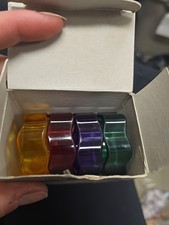 Tupperware Gadget Trasparente Elegante Acrilico Gioielli Tovagliolo Anelli Nuovo con Scatola