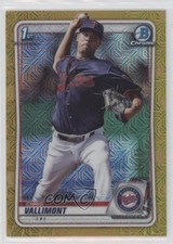 2020 Bowman Mega Box Gold Mojo Refractor 45/50 Chris Vallimont #BCP-78 12i0