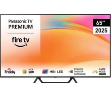 Panasonic 65 inch Smart Fire TV Mini LED 4K HDR Freely TV-65W95BEB Black C Grade