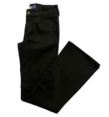 Hollister Women s Low-Rise Bootcut Slim Soft Stretch Denim Jeans Black 4R