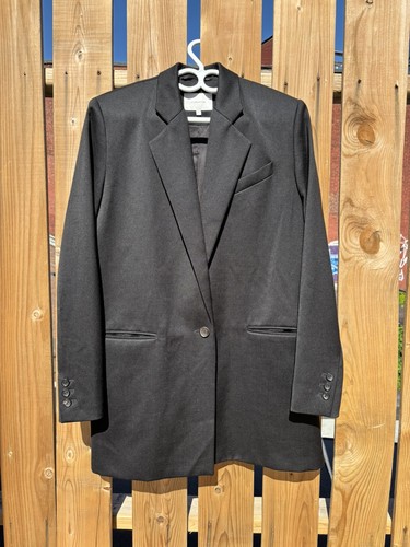 La Collection Blazer AW20 Black Virgin Wool Silk Lined The Row