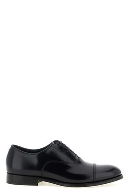DOUCAL S Black Oxford Lace Up Shoes New & Authentic