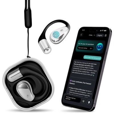 Open-Ear AI Translator Earbuds 165 Language Real-Time AI Translate Earphones