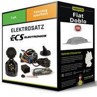 Elektrosatz 7-Pol Spezifisch für Fiat Doblo 06.2022-Jetzt NEU ECS Electronics