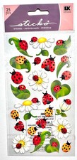 Lady Bugs Stickers Scrapbooking Card Embellishment Sticko