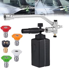 Tool Daily Foam Cannon for Pressure Washer with Double Tip Attachment,Dual Lance