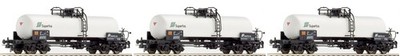Roco 66174 - 3-teiliges Set Kesselwagen ''Superfos'' der DSB,  NEUWARE selten