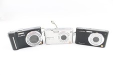 Assorted Panasonic Lumix Digital Compact Cameras Working x 3
