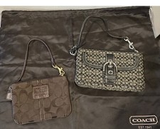 2 Vintage Coach Wristlets