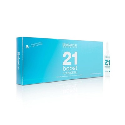 SALERM - Concentrated Hair Mask 21 Boost Hydrating Hair Ampoules - 8 x 13 ml -