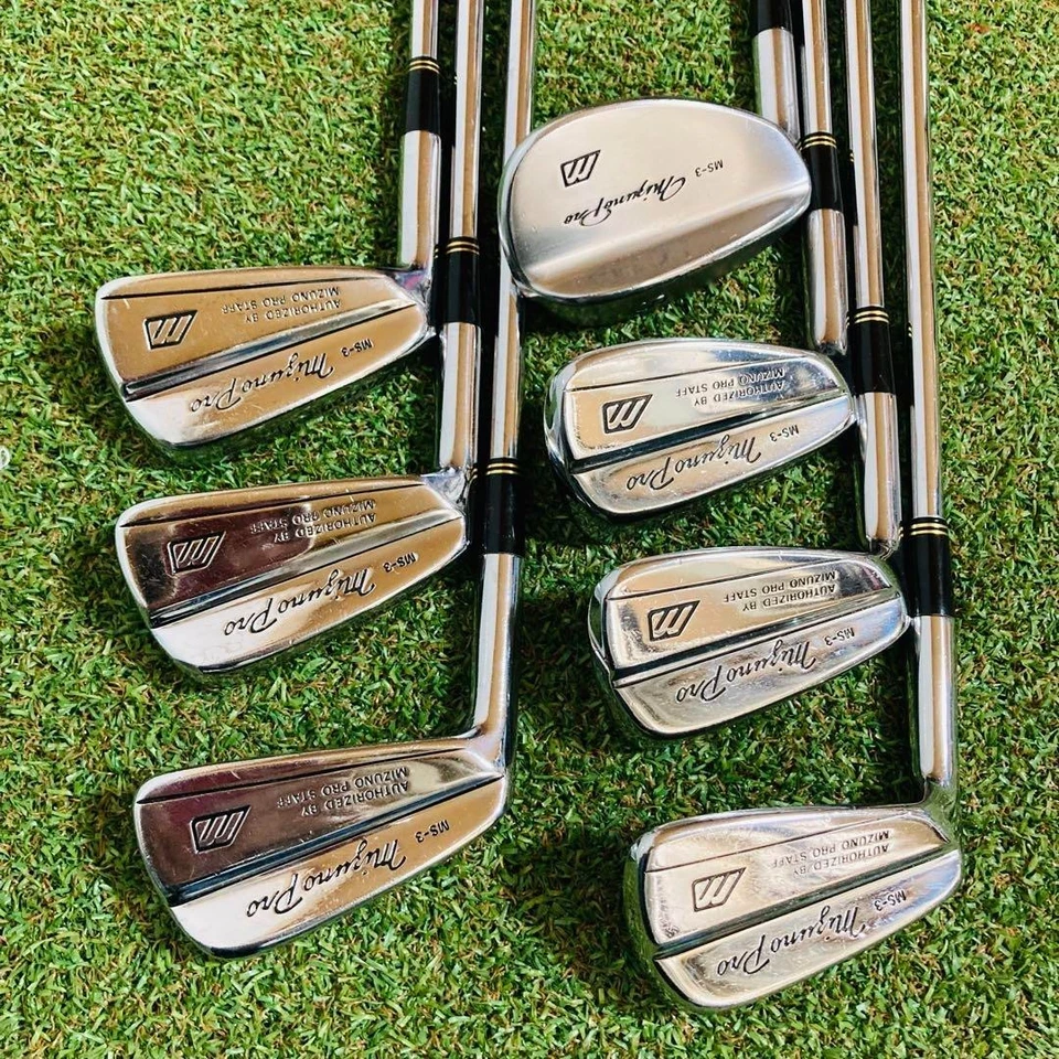 Left-Handed Mizuno Pro MS-3 Irons #5-9,Pw,Sw(7Clubs)/Dynamic gold/Flex:Stiff - Image 3 of 4