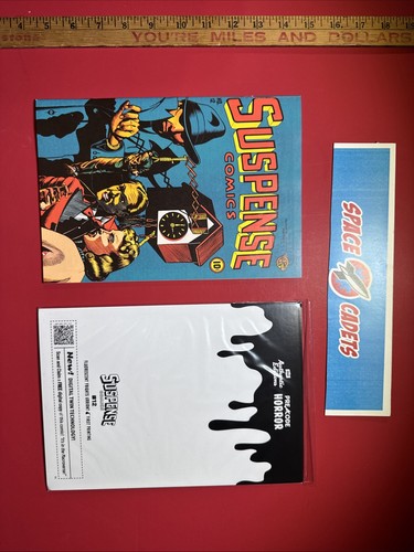 Suspense Comics #12 Fluorescent Frights Variant Macro Verse Authentic Comic