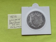 1836 Silver HALF CROWN Coin King William IV (1831-1837) ESC 666