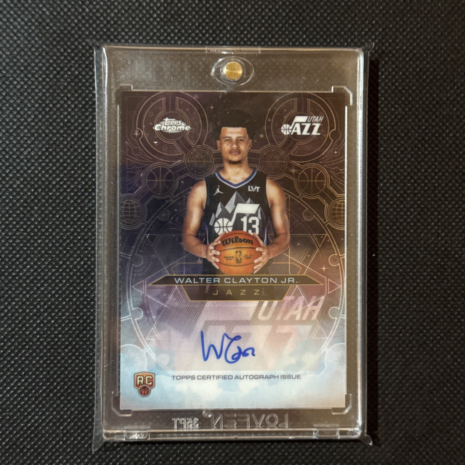 2025-26 Topps Chrome Chromographs Walter Clayton Jr. RC Auto Jazz Rookie