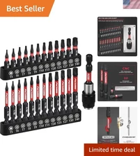 25-piece Torx Bit Set, 1''&2.5'' Security Tamper Proof Torx Impact Screwdriver B