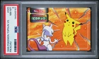 PSA 8 - Pikachu vs Mewtwo #025 - Pokemon Topsun VS Series Vintage 1998 Japanese