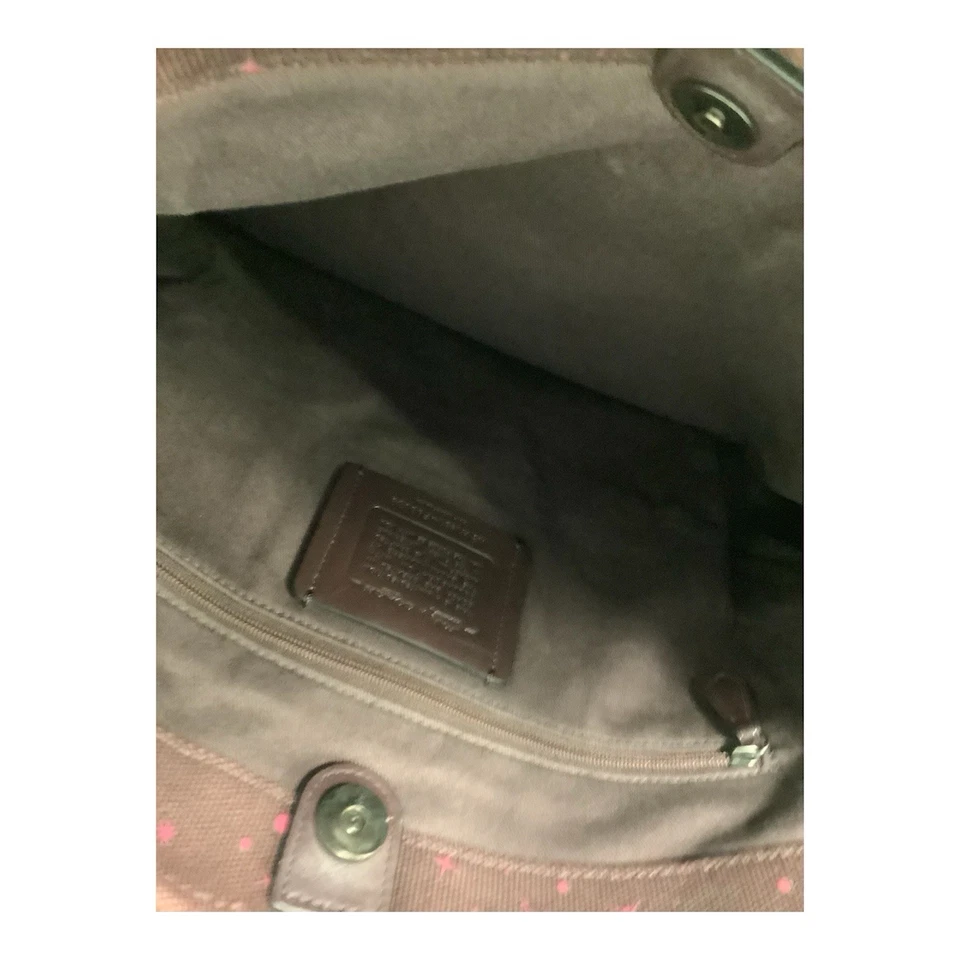 Bolso de Mano COACH X STAR WARS Estampado Estrellado Princesa Leia Lona Edición Limitada Foto 4 de 4