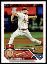 2023 Topps Zack Thompson Rookie St. Louis Cardinals #34