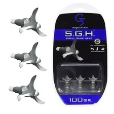 G5 OUTDOORS 3-Pack Small Game Head Steel Bow Hunting Arrow Broadheads, Options