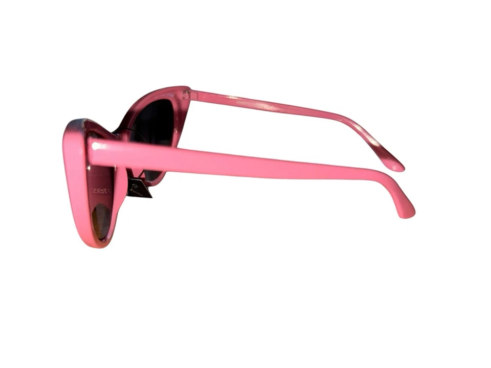 Gafas de sol ZeroUV retro de gran tamaño punto alto ojo de gato playa crucero piscina verano Foto 2 de 4