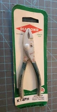 Vtg Diamond Tool Horseshoe Co. K14PH - 4¾" Slip Joint Pliers USA 🇱🇷 NOS - gw8