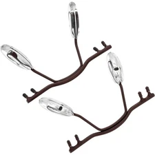 2pcs Brown Metal Rimless Frameless Eyeglasses Bridge Glasses Frame Nose Pad Pins
