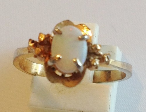 Bague Fantaisie Vintage - Taille 56 - Design Unique - Occasion