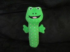 Green Frog Baby Infant Toy Plush squeaky toy