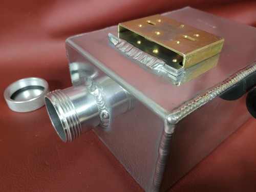 Aston Martin AMV8 Classic Screen Wash Tank in Aluminium with Bracket, pump Motor - Picture 2 of 7