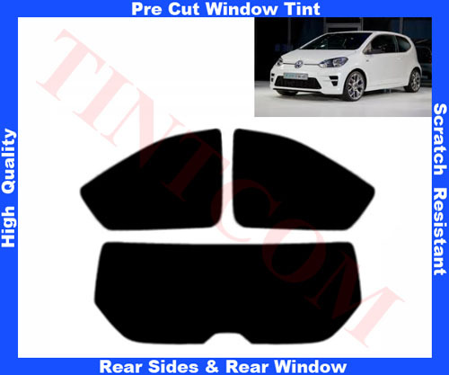 Passgenaue Tönungsfolie VW UP 3T 2011-... Heck/Seitenscheiben 5%-50% - Bild 1 von 1
