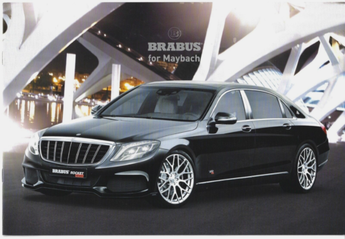 Brabus Mercedes-Benz S-Class Maybach 2015-16 German & Export Markets Brochure - Picture 1 of 1