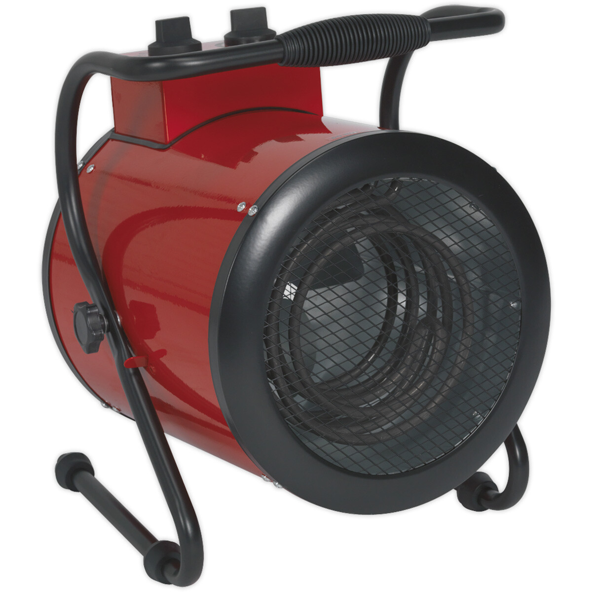 3000W Heavy-Duty Electric Fan Heater with 2 Heat Modes and Adjustable Thermostat-image