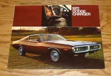 Original 1972 Dodge Charger Sales Brochure 72 Rallye Se Coupe Hardtop