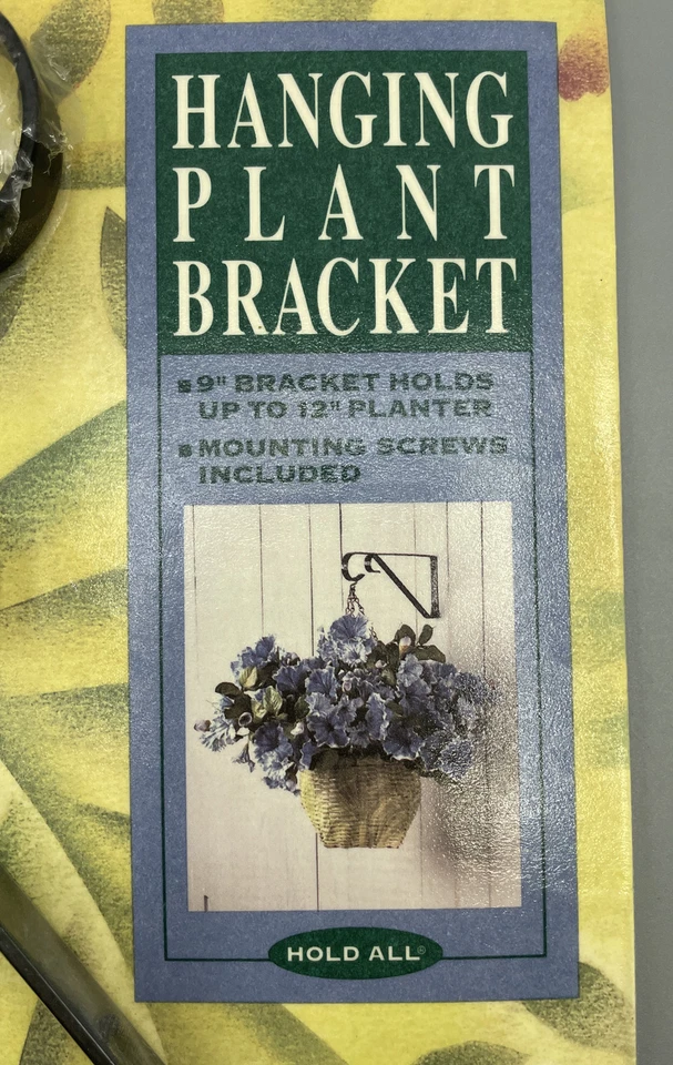 Suporte AmerTac planta suspensa 9” suporta até 12” plantadeira metal preto segura tudo - Imagem 2 de 4
