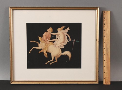 Antique Greek Mythology Maenad Centaur Painting aftr Michelangelo Maestri Fresco